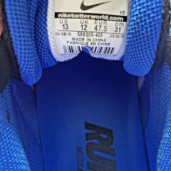 NEW Nike Air Pegasus 30 Running Trainers 2013 Blue Black Volt 599205-405 13 US main image 15